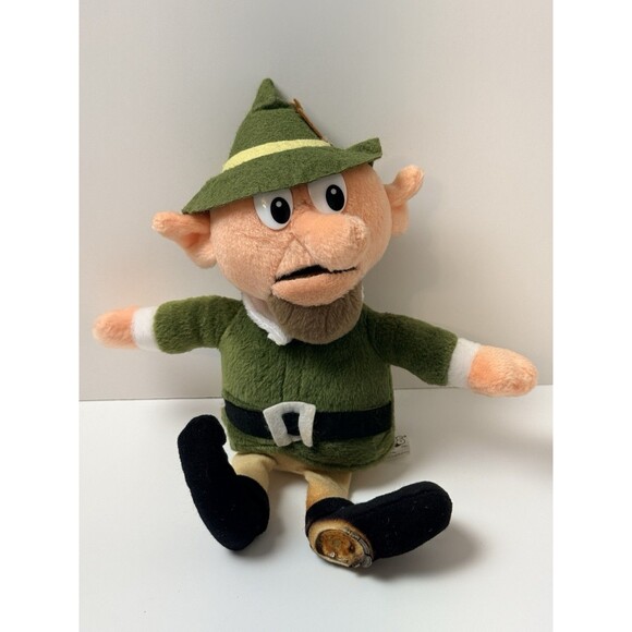 1999 CVS Stuffins 9” Plush BOSS ELF Misfit Rudolph Red Nosed Reindeer Tag Damage - Picture 2 of 13